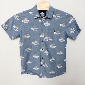 Corona Extra Mens‎ Medium Button Up Shirt
